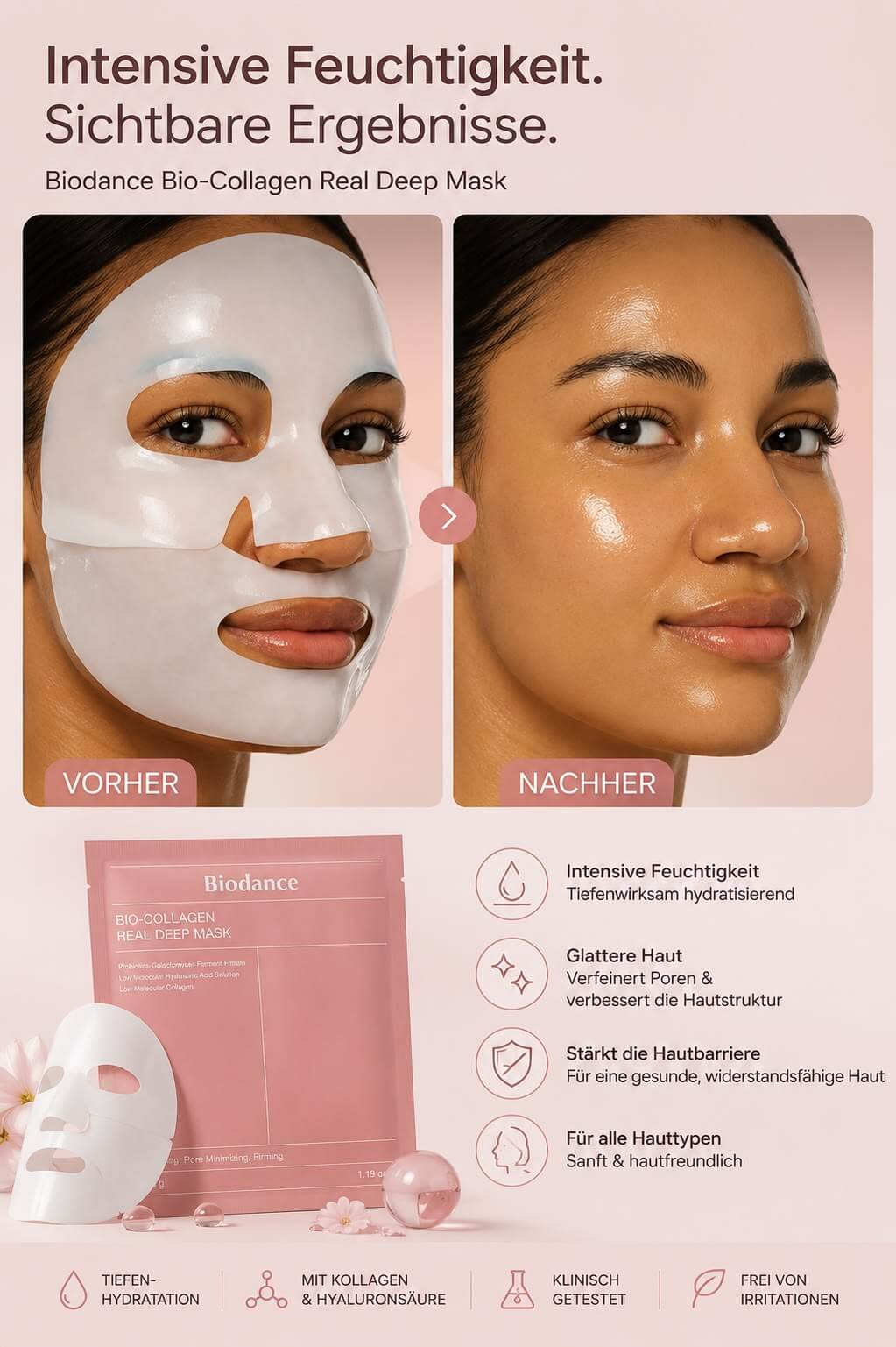 Bio-collagen Collagen Face Mask.