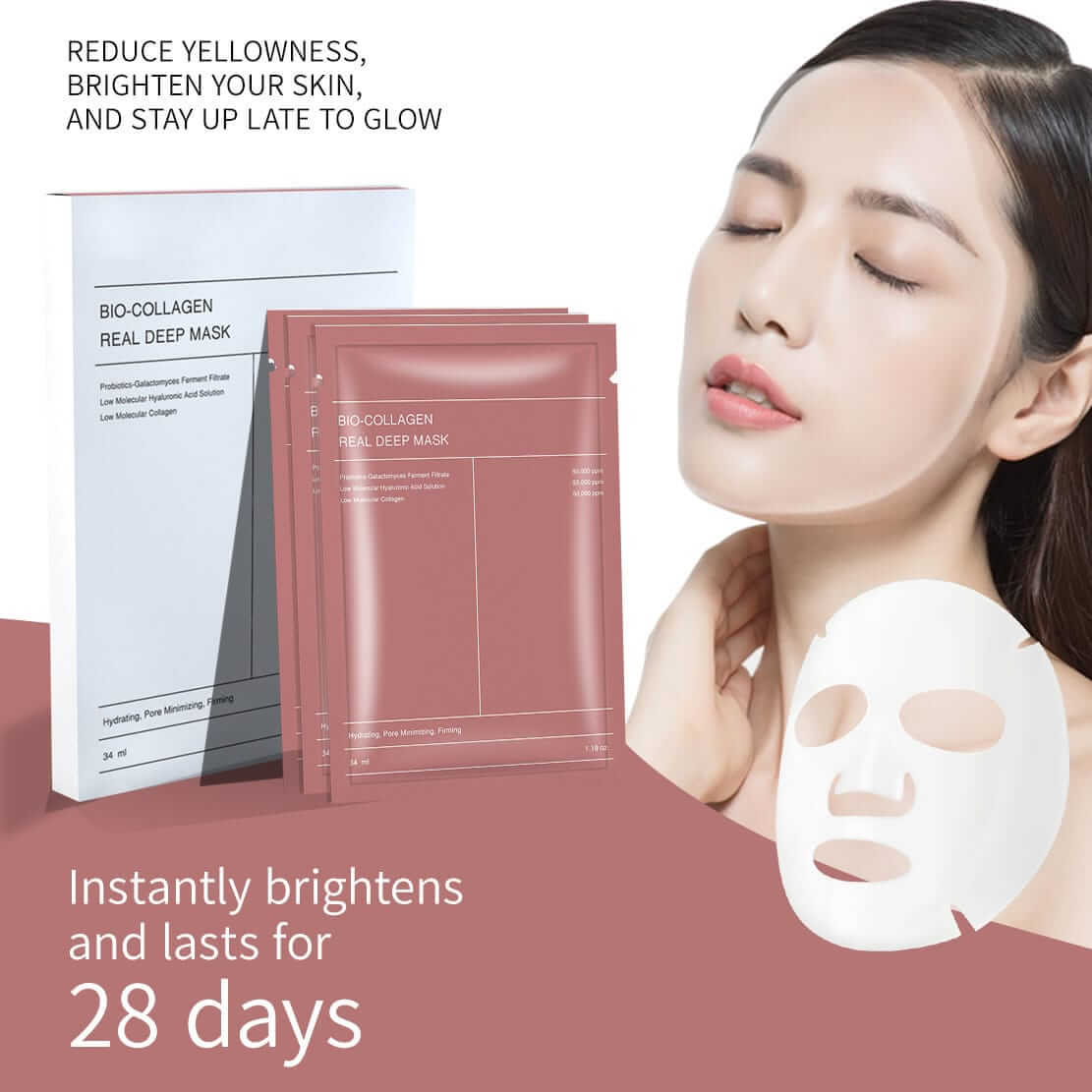 Bio-collagen Collagen Face Mask.